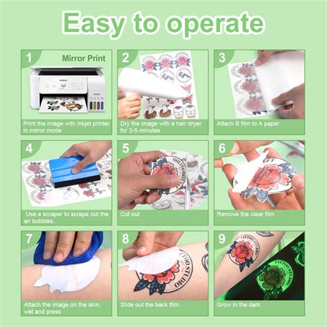 How to Print On Tattoo Paper 的图像结果