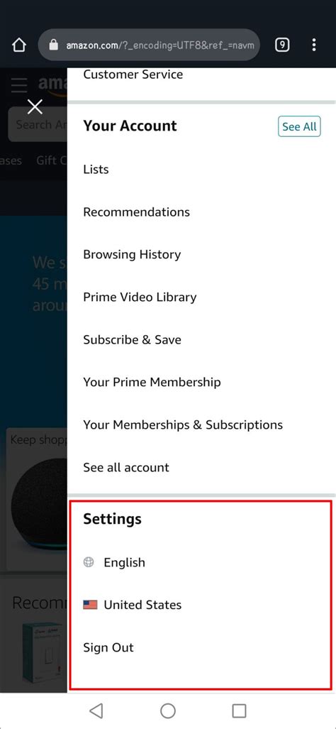 Amazon.com Language Settings 的图像结果