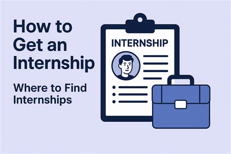 How to Get an Internship & Where to Find Internships