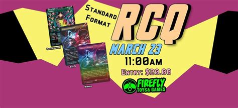 MTG RCQ , Firefly Toys & Games, St Andrews, 23 March 2024 | AllEvents