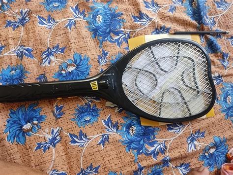 HIT Anti Mosquito Racquet - Rechargeable Insect Killer Bat with LED ...