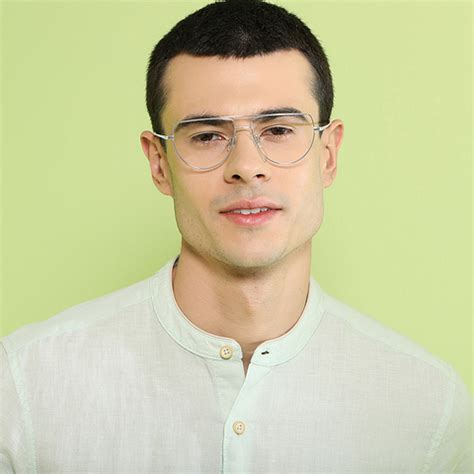 Shop online for Silver Pink Full Rim Aviator Small (Size-54) John ...