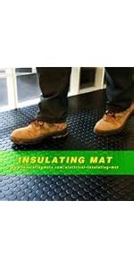 Aicon Electrical Insulating Rubber Mat As Per IS 15652:2006 (Blue ...