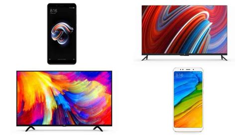 Xiaomi Mi LED Smart TV 4A, Smart TV 4, Redmi Note 5 and Note 5 Pro on ...