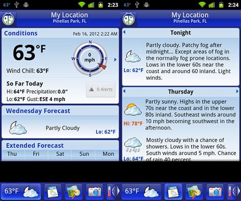 Free Weather Apps for Android 的图像结果