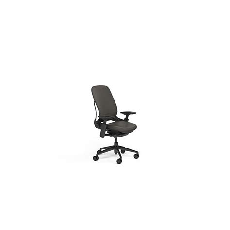Buy Steelcase Leap Plus Desk Chair Soapstone Leather Seat and Back ...
