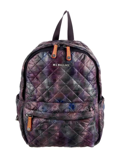 MZ Wallace Quilted Backpack - Metallic Backpacks, Handbags - WMZWA37473 ...