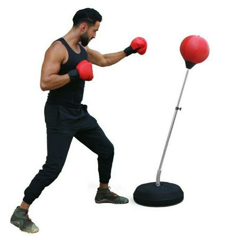 Adjustable Free Standing Boxing Reflex Punch Bag- Zincera