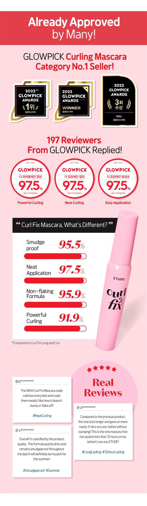 Curl Fix Mascara 8g - maccaron