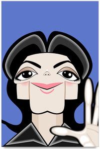 Fannzila Micheal jackson Manga Cartoon Laminated Poster Paper Print ...