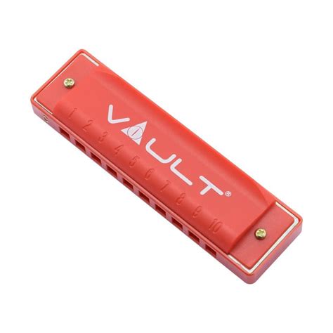 Buy Vault HA500 Key C 10-Hole Diatonic Harmonica/ Mouth Organ Online ...