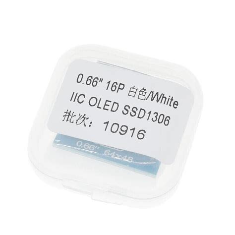 OLED Display Module LCD Screen IIC I2C 0.66 Inch For India | Ubuy