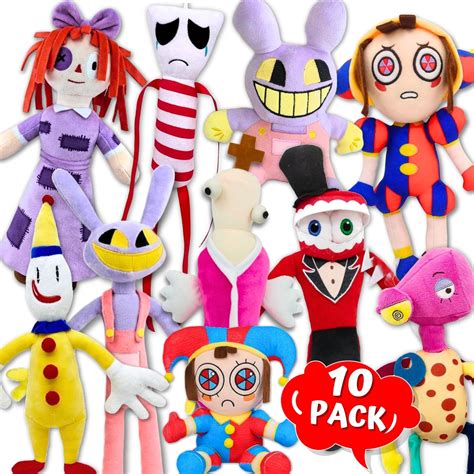 Buy The Amazing Digital Circus Plush Bundle - Plush Stuffed Toys for TV ...