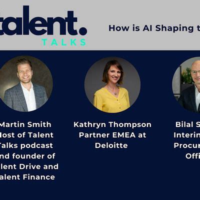Talent Talks Live - How is AI Shaping the Future of Procurement ...