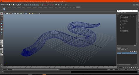 3D Red Hognose Snake Crawling Pose | 3D Molier International