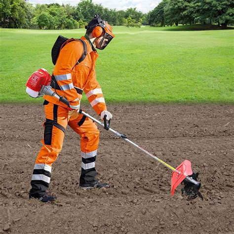 Amazon.com : 42.7CC Handheld Tiller Cultivator 2-Stroke Gas Powered ...