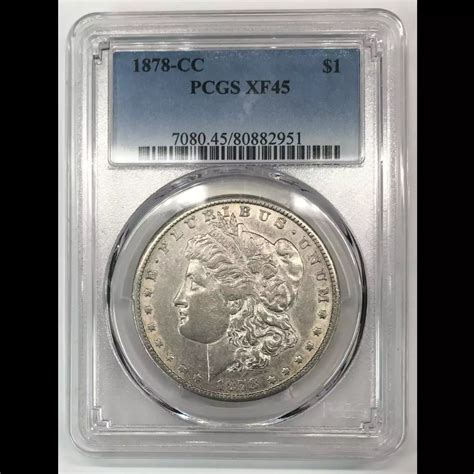 1878-CC Morgan Silver Dollar PCGS XF-45 - Old Pueblo Coin