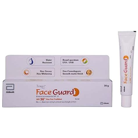 Buy TVAKSH FACE GUARD SPF 50+ PA+++ TUBE OF 30GM GEL Online & Get Upto ...