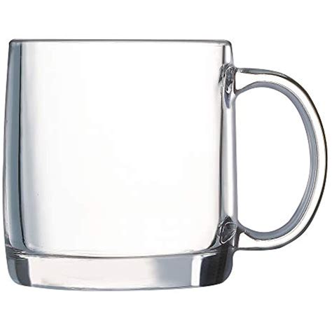 Buy Luminarc 13-Ounce Nordic Mug, Set of 4, 4 Count (Pack of 1), Clear ...