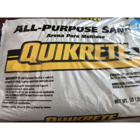 Quikrete Brown All-Purpose Sand 50 lb Mfr# 115253 | Portland cement ...