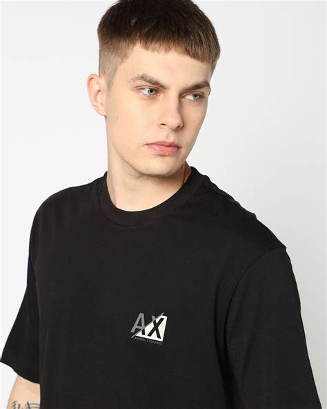 Men Black Armani Classics Regular + Fit T-Shirts