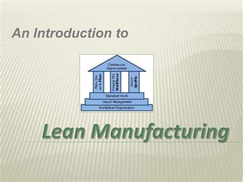 Image result for Lean Manufacturing Basics