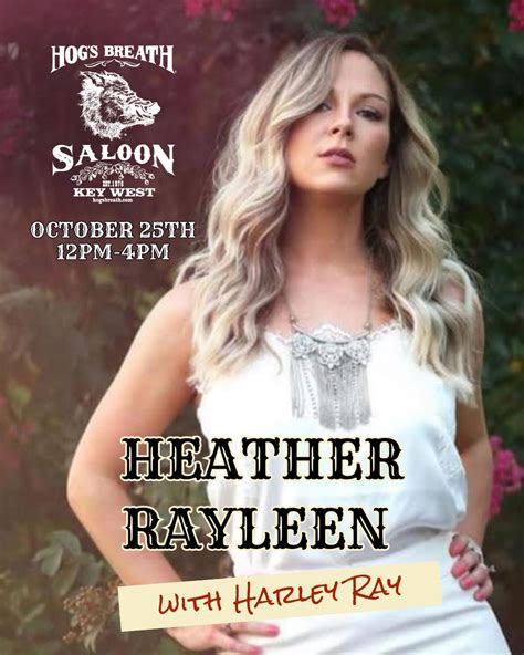 Hog's - THIS SATURDAY at Hog’s Breath ↓ Don’t miss Heather Rayleen Band ...