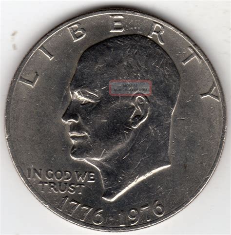 1776 - 1976 Eisenhower Bicentennial Dollar. Liberty Bell - V Fine