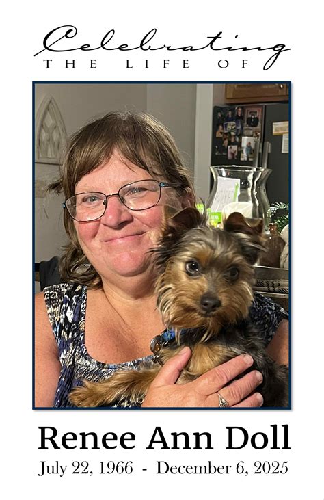 Renee Doll Obituary December 6, 2025 - Schoeneberger Funeral ...