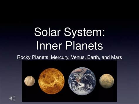 Solar System Inner Planets 的图像结果