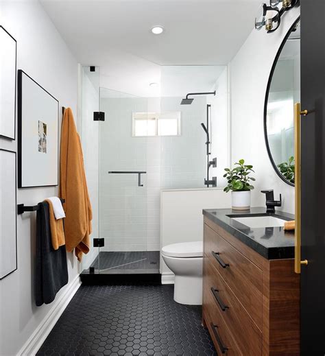 Stylish Basement Bathroom Renovation by BSW Design
