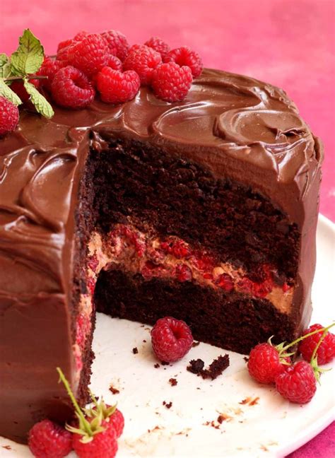Image result for Chocolate Raspberry Cake