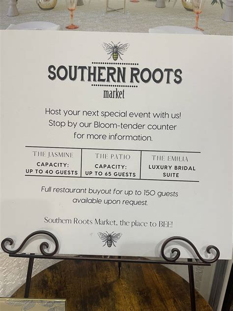 Menu at Southern Roots Market restaurant, Mission
