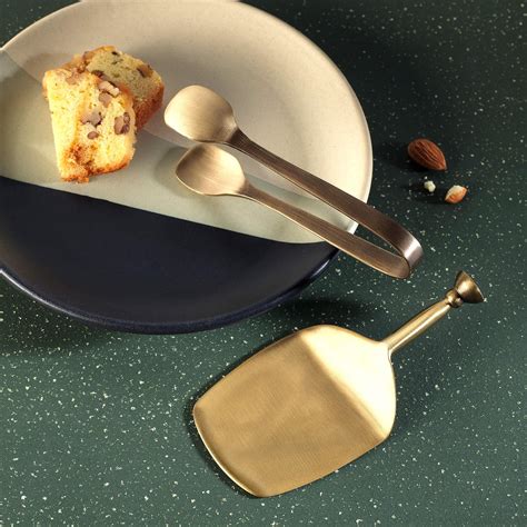 Sweet Course Brass Cutlery Set Of 2 - Ellementry – ellementry