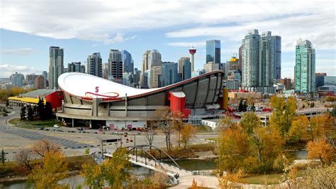 Scotiabank Saddledome & the Calgary Skyline - backiee