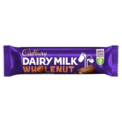 Cadbury Dairy Milk Whole Nut Chocolate Bar 120G at Mark Ferretti blog