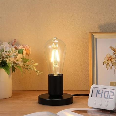 Buy Decorcity Polished Metal Desktop Lamp E26 E27 Screw Light Bulb ...