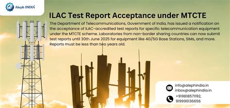 ILAC Test Report Acceptance under MTCTE
