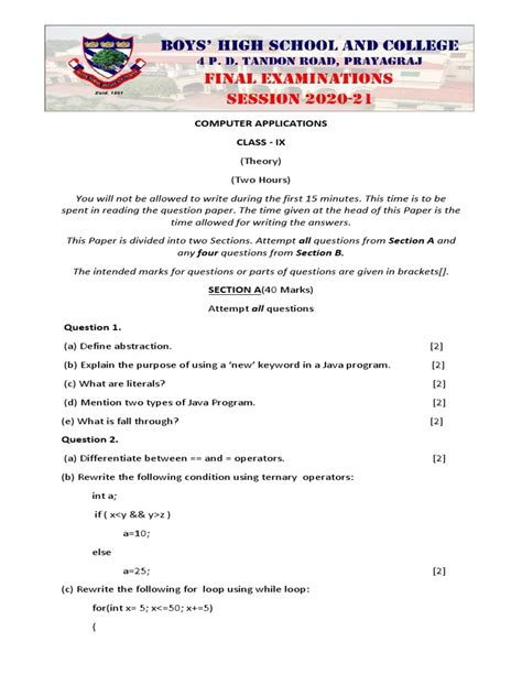 Periodic Test of Class 9 Computer Applications 的图像结果