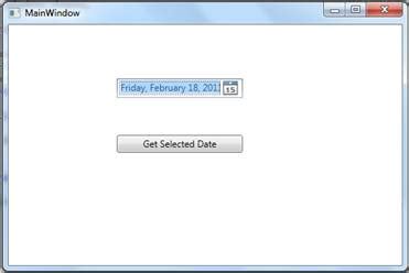 DateTimePicker WPF Visual Studio 的图像结果