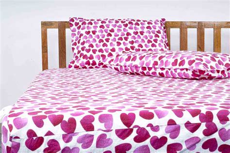 Grassberry Premium Cotton Fitted BedSheet & Pillow Cover