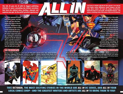 That DC All-In Double Splash Page Without Being Scanned In