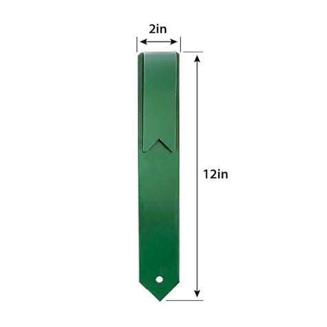 IRONRIDGE 1-ft x 12-in 12in Black Steel Splicing Stake Green Steel ...