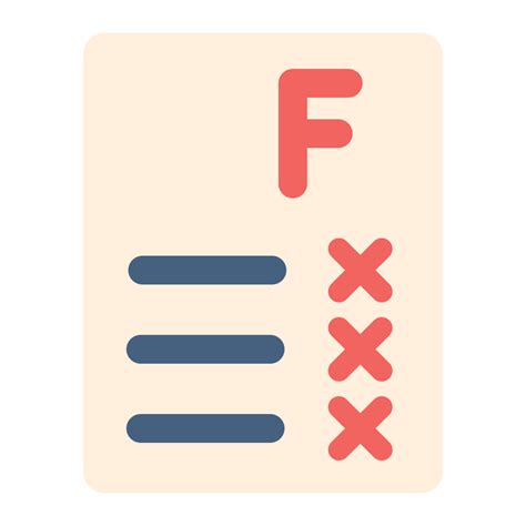 Image result for Fail Exam Result Icon