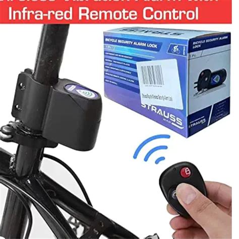 Cycle Security Alarm Lock With Wireless Remote