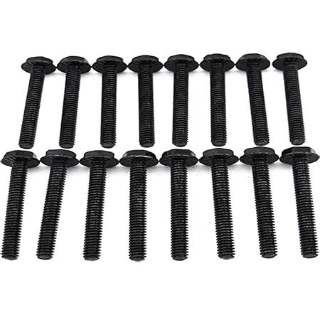 XSPC Black Radiator Screw Set 6-32 Thread for XSPC Radiators 4 x 6mm 6 ...