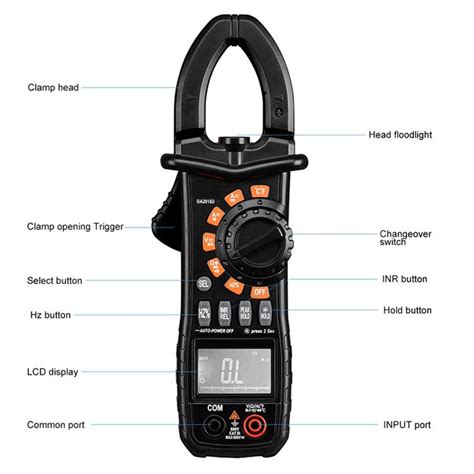 Digital Clamp Meter, AC DC 600V 600A | Tool.com