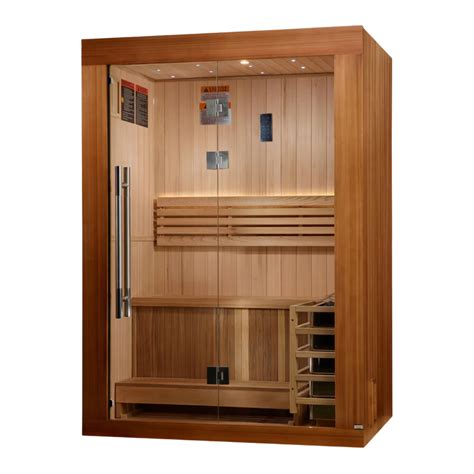 2-Person Indoor Sauna: Ally Traditional Model