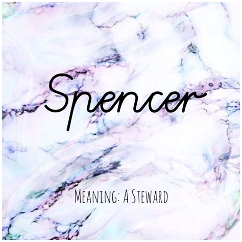 Spencer name – Artofit
