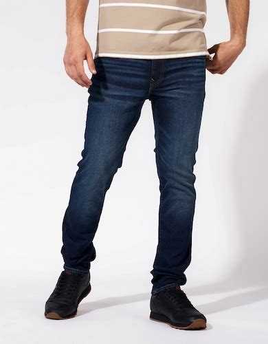 Buy American Eagle Men Blue AirFlex+ Slim Jean Online